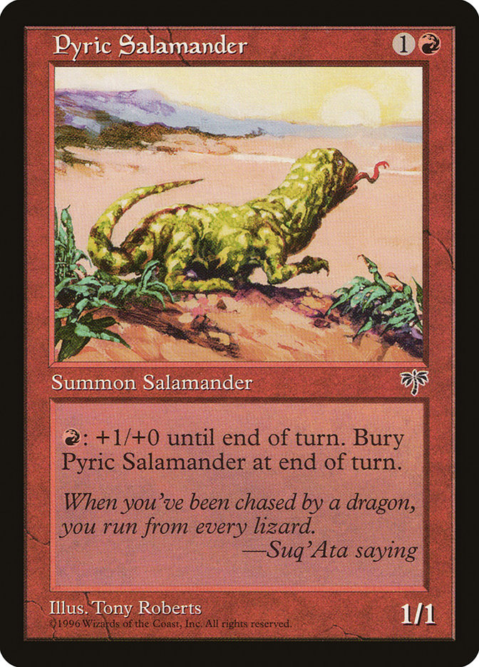 Pyric Salamander [Mirage] | Black Swamp Games