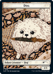 Dog // Cat Double-Sided Token [Secret Lair Commander Deck: Raining Cats and Dogs Tokens] | Black Swamp Games