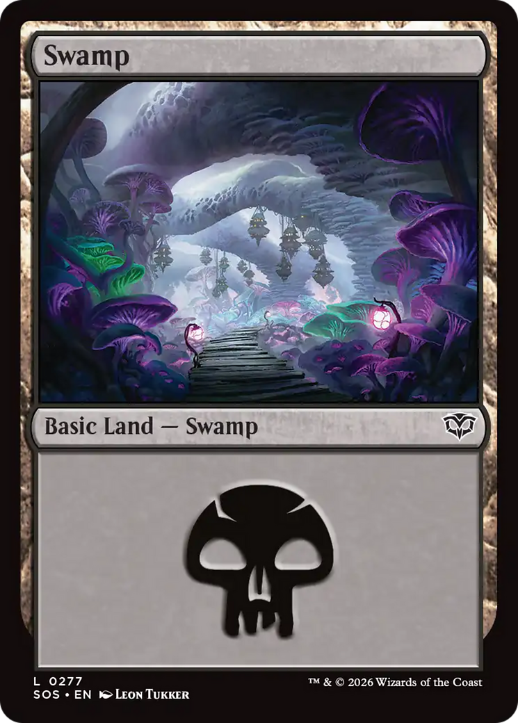 Swamp (0277) [Secrets of Strixhaven] | Black Swamp Games
