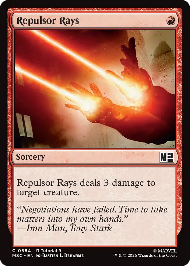 Repulsor Rays [Marvel Super Heroes Commander] | Black Swamp Games