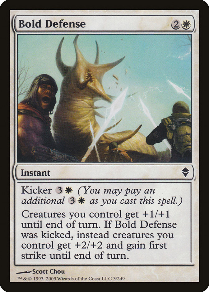 Bold Defense [Zendikar] | Black Swamp Games