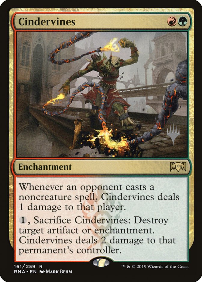 Cindervines (Promo Pack) [Ravnica Allegiance Promos] | Black Swamp Games
