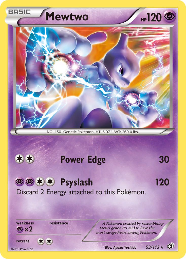 Mewtwo (53/113) [Black & White: Legendary Treasures] | Black Swamp Games