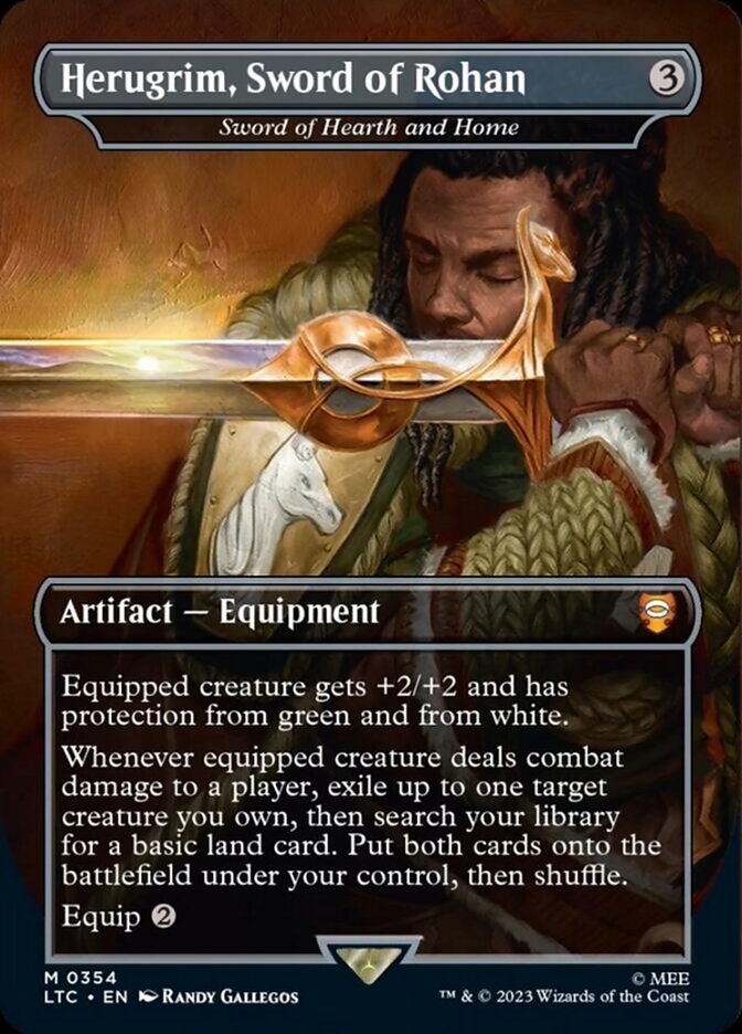 Herugrim, Sword of Rohan - Sword of Hearth and Home [The Lord of the Rings: Tales of Middle-Earth Commander] | Black Swamp Games