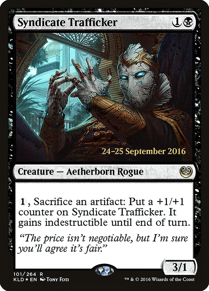 Syndicate Trafficker [Kaladesh Prerelease Promos] | Black Swamp Games