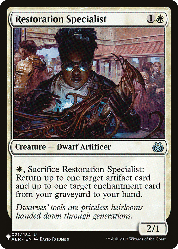 Restoration Specialist [The List] | Black Swamp Games