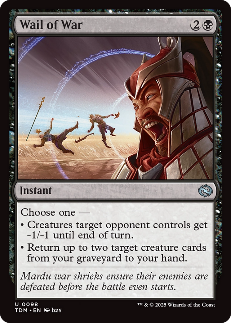 Wail of War [Tarkir: Dragonstorm] | Black Swamp Games
