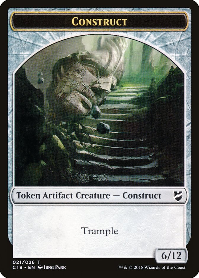 Construct Token (021/026) [Commander 2018 Tokens] | Black Swamp Games