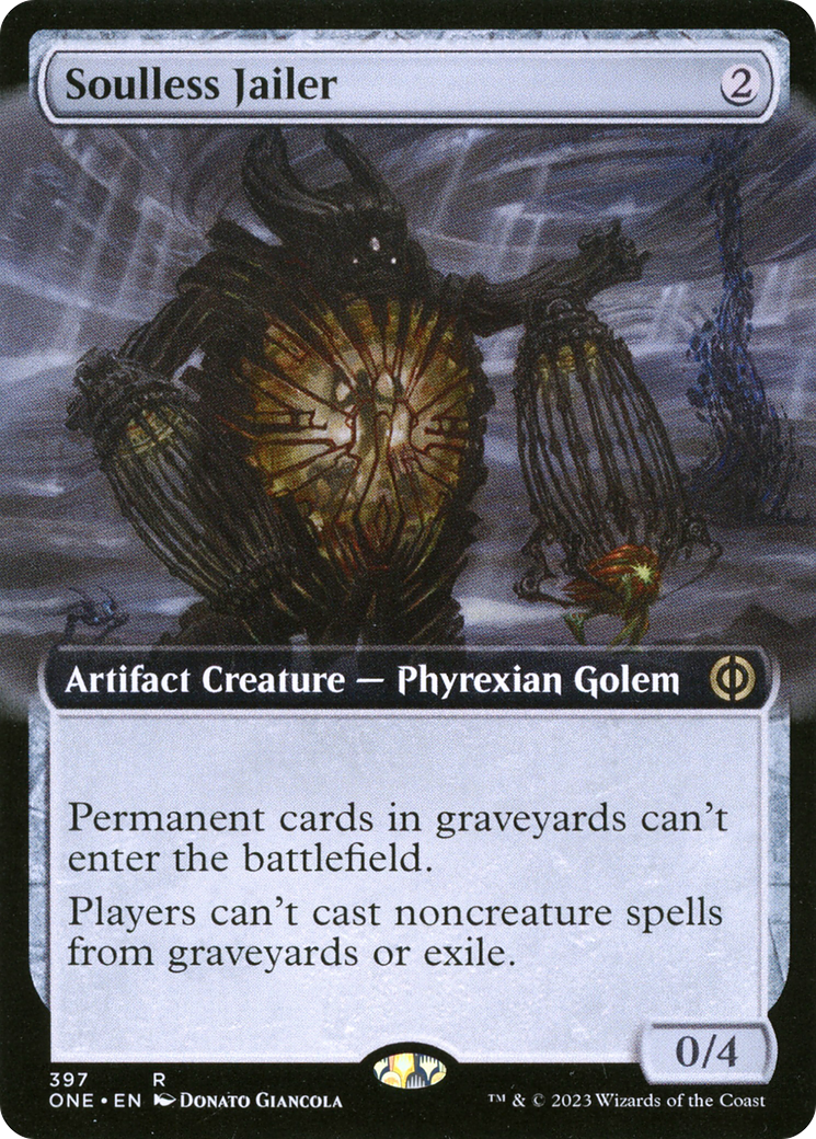 Soulless Jailer (Extended Art) [Phyrexia: All Will Be One] | Black Swamp Games