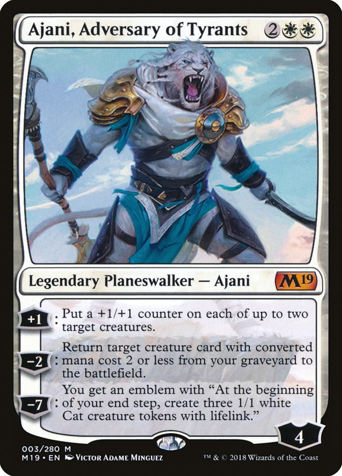 Ajani, Adversary of Tyrants [Core Set 2019] | Black Swamp Games
