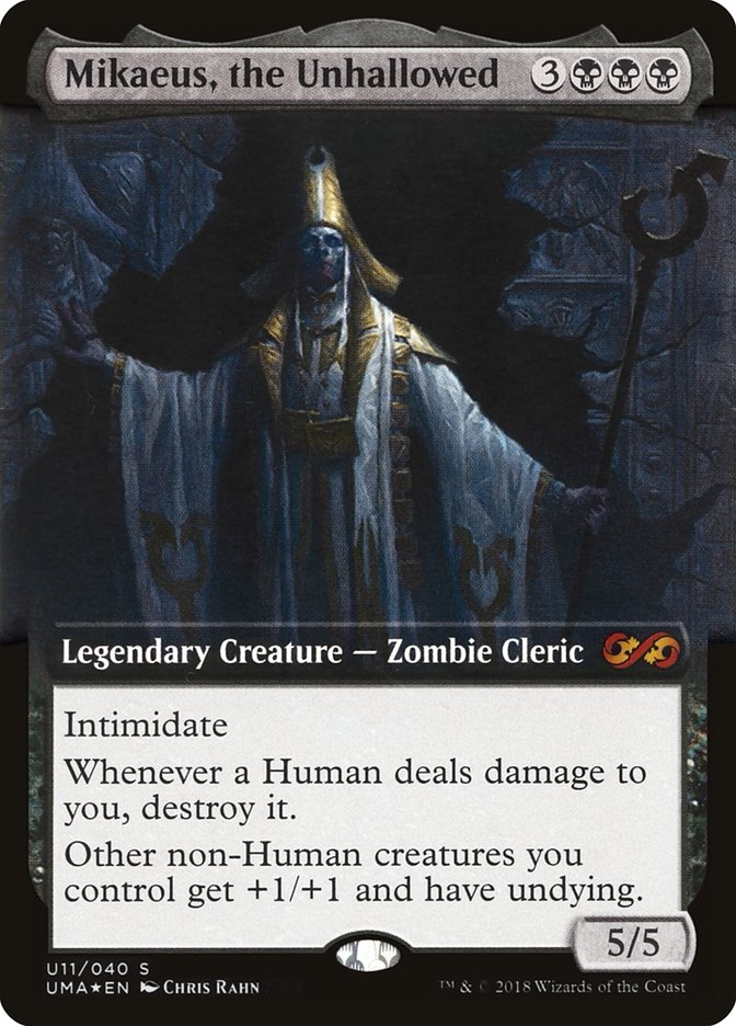 Mikaeus, the Unhallowed (Topper) [Ultimate Masters Box Topper] | Black Swamp Games