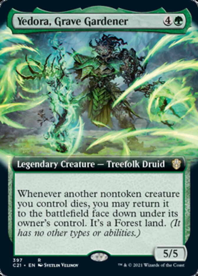 Yedora, Grave Gardener (Extended Art) [Commander 2021] | Black Swamp Games