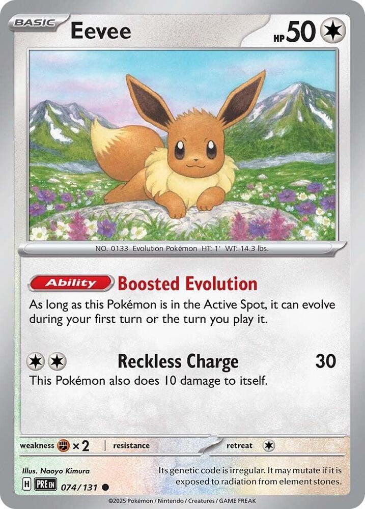Eevee (074/131) [Scarlet & Violet: Prismatic Evolutions] | Black Swamp Games
