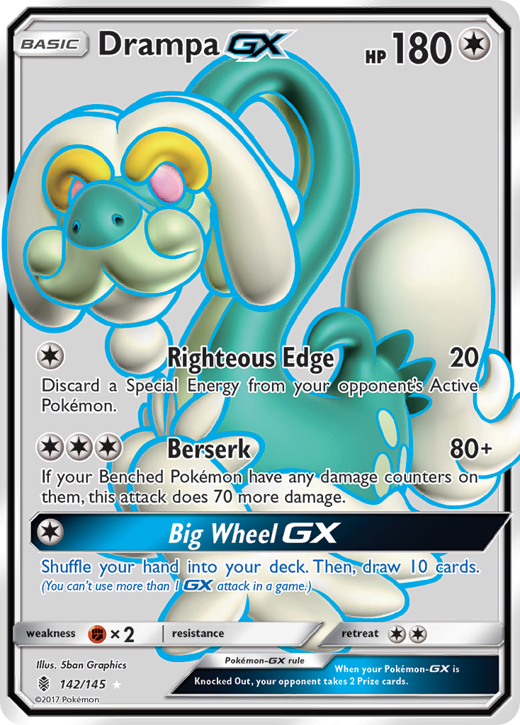 Drampa GX (142/145) [Sun & Moon: Guardians Rising] | Black Swamp Games