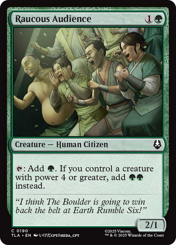 Raucous Audience [Avatar: The Last Airbender] | Black Swamp Games