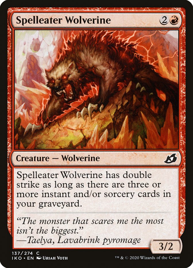 Spelleater Wolverine [Ikoria: Lair of Behemoths] | Black Swamp Games