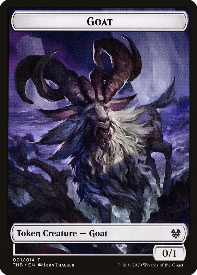 Goat Token [Theros Beyond Death Tokens] | Black Swamp Games
