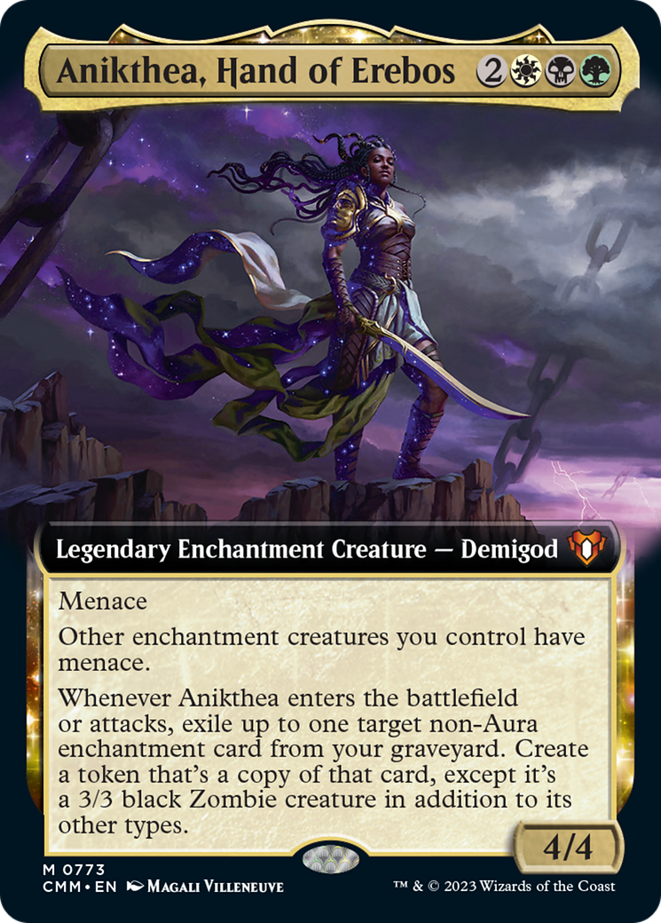 Anikthea, Hand of Erebos (Extended Art) [Commander Masters] | Black Swamp Games