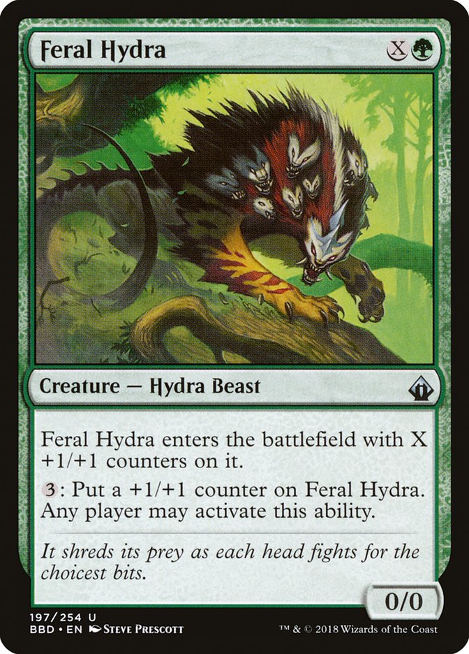 Feral Hydra [Battlebond] | Black Swamp Games