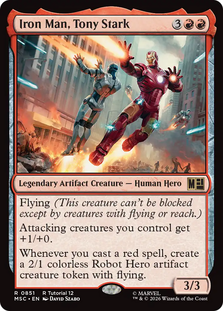 Iron Man, Tony Stark [Marvel Super Heroes Commander] | Black Swamp Games