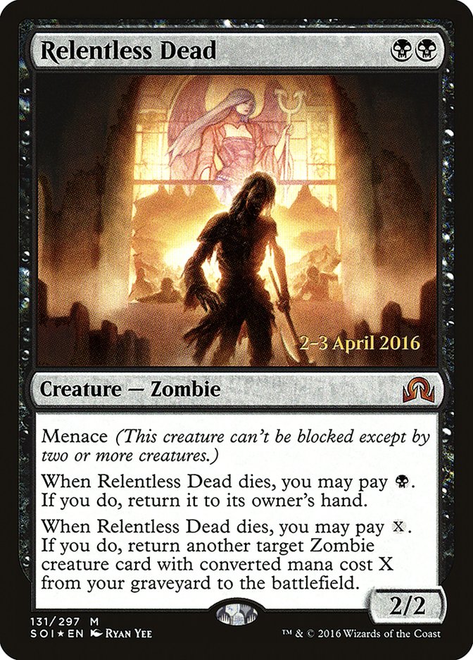 Relentless Dead [Shadows over Innistrad Prerelease Promos] | Black Swamp Games