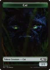 Angel // Cat (011) Double-Sided Token [Core Set 2021 Tokens] | Black Swamp Games