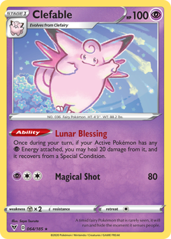 Clefable (064/185) [Sword & Shield: Vivid Voltage] | Black Swamp Games