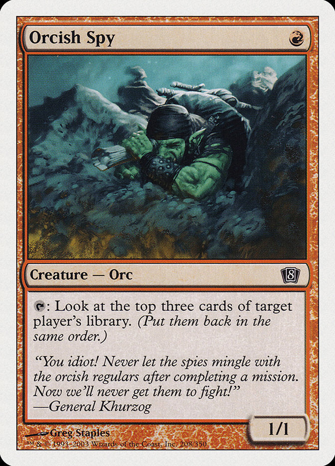 Orcish Spy [Eighth Edition] | Black Swamp Games