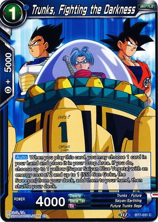Trunks, Fighting the Darkness (BT7-031) [Assault of the Saiyans] | Black Swamp Games
