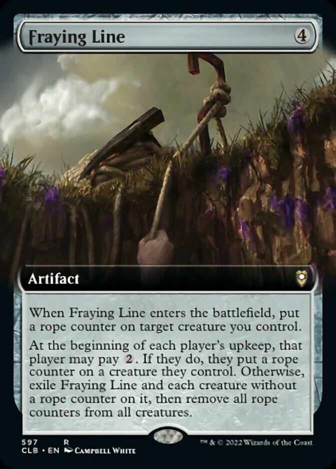 Fraying Line (Extended Art) [Commander Legends: Battle for Baldur's Gate] | Black Swamp Games