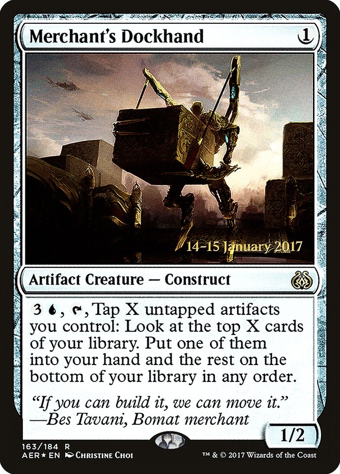 Merchant's Dockhand [Aether Revolt Prerelease Promos] | Black Swamp Games