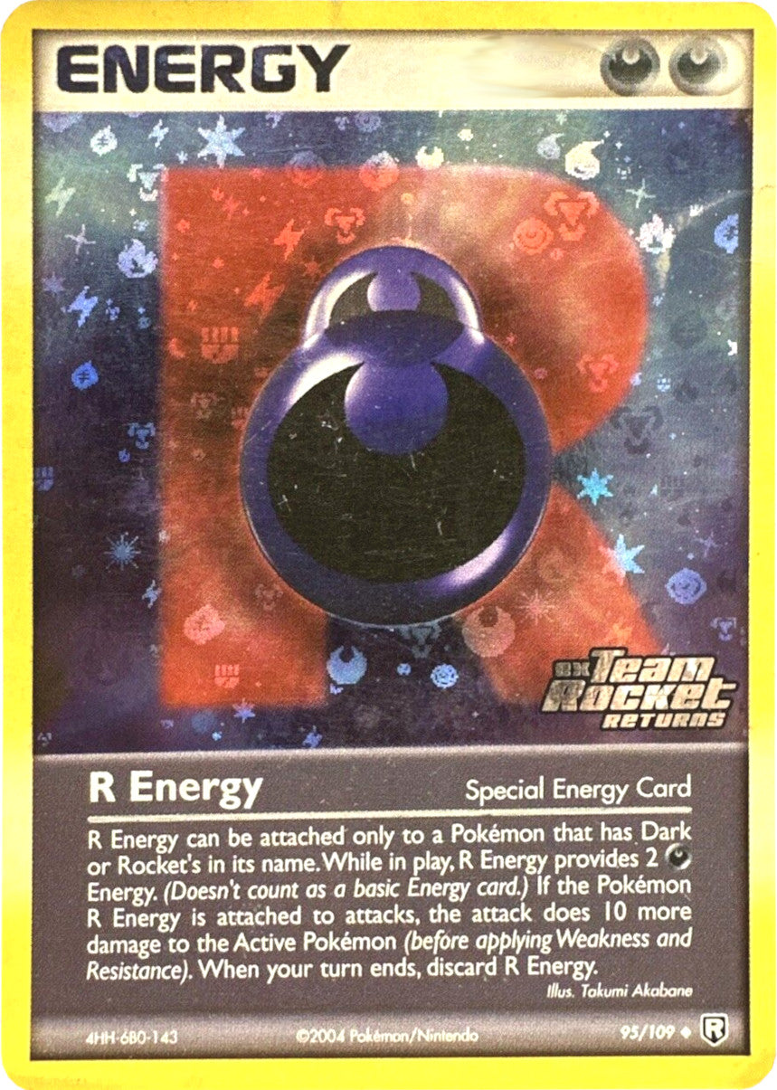 R Energy (95/109) (Stamped) [EX: Team Rocket Returns] | Black Swamp Games