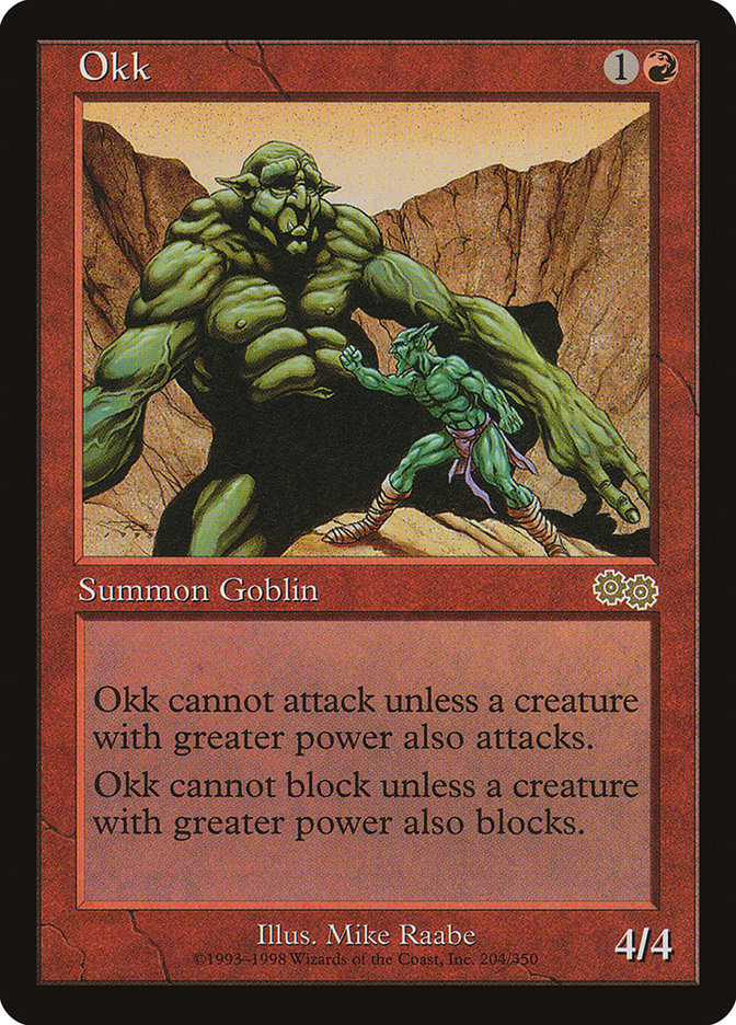 Okk [Urza's Saga] | Black Swamp Games