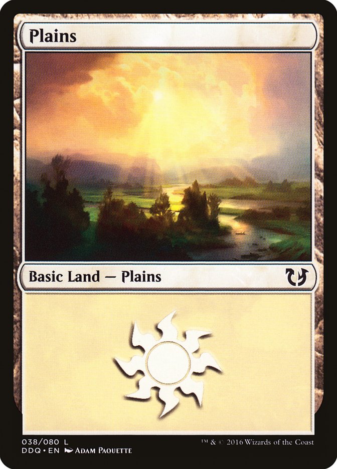 Plains (38) [Duel Decks: Blessed vs. Cursed] | Black Swamp Games