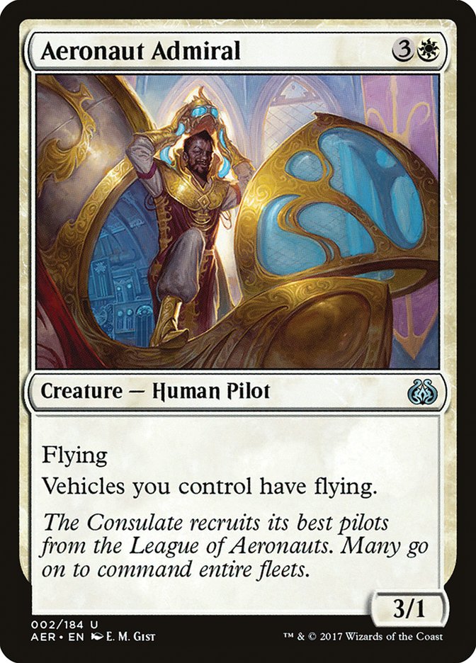 Aeronaut Admiral [Aether Revolt] | Black Swamp Games
