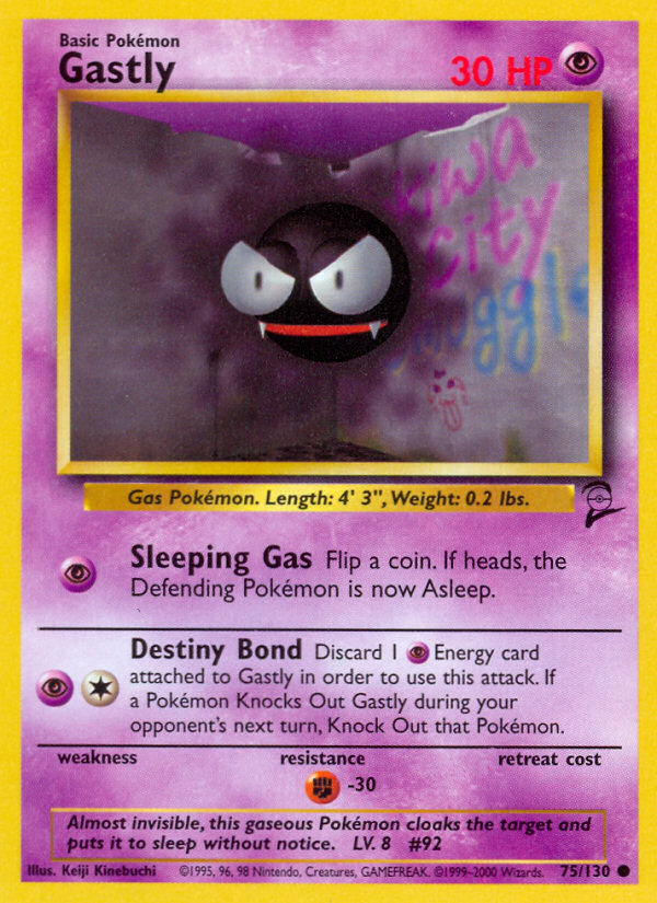 Gastly (75/130) [Base Set 2] | Black Swamp Games