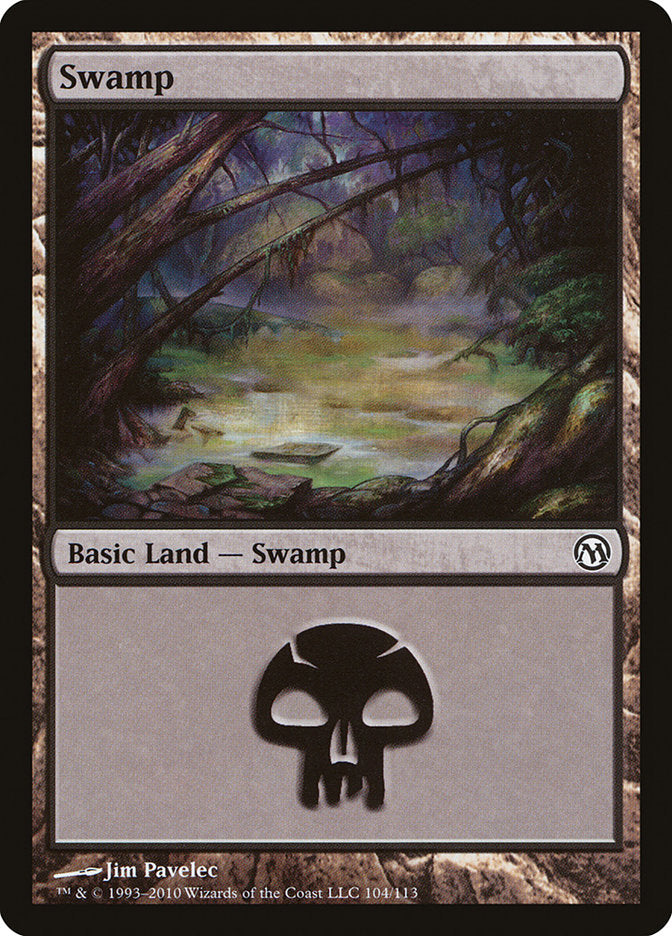 Swamp (104) [Duels of the Planeswalkers] | Black Swamp Games
