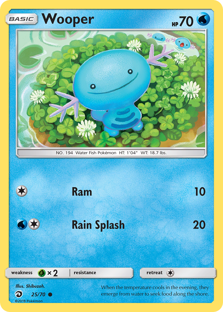 Wooper (25/70) [Sun & Moon: Dragon Majesty] | Black Swamp Games