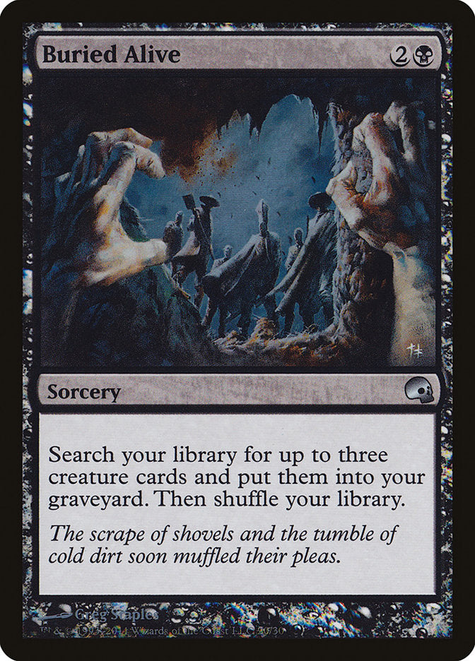 Buried Alive [Premium Deck Series: Graveborn] | Black Swamp Games