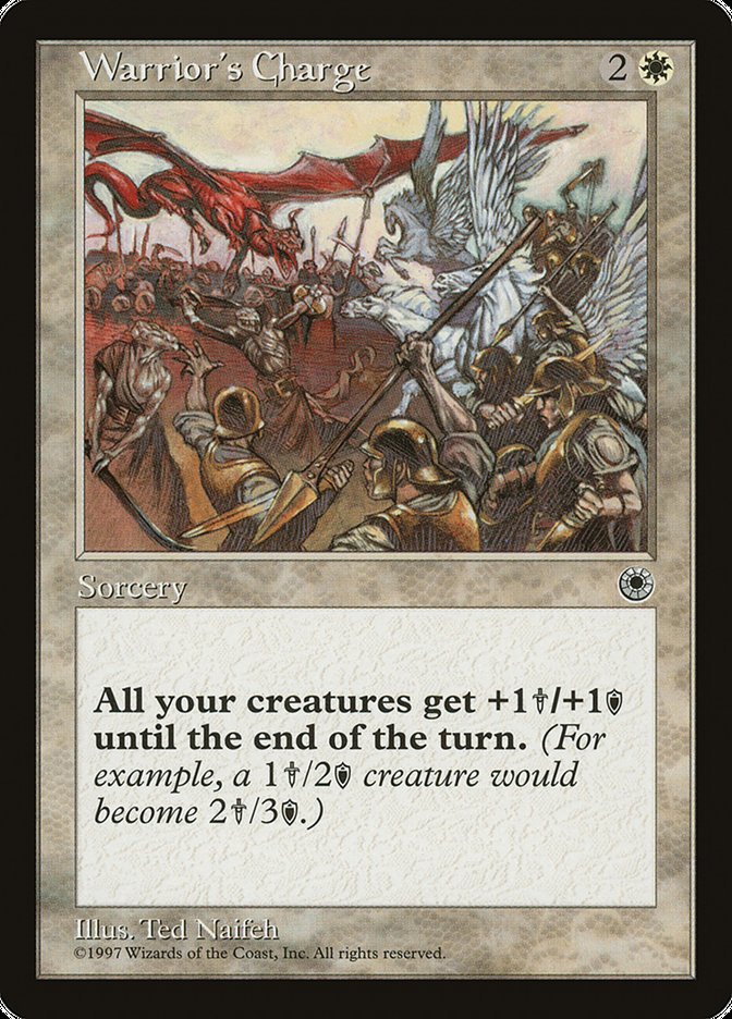 Warrior's Charge (No Flavor Text) [Portal] | Black Swamp Games