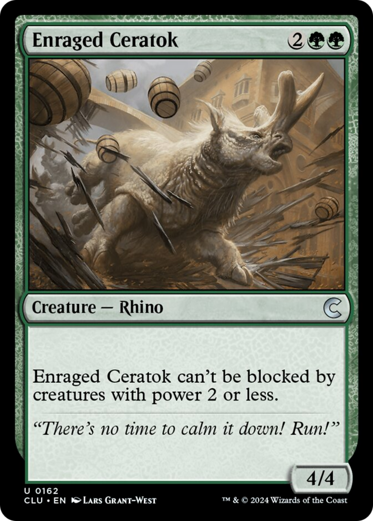 Enraged Ceratok [Ravnica: Clue Edition] | Black Swamp Games