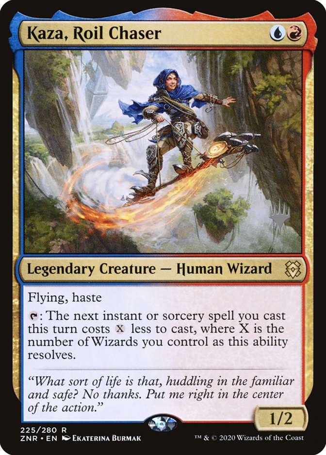 Kaza, Roil Chaser (Promo Pack) [Zendikar Rising Promos] | Black Swamp Games