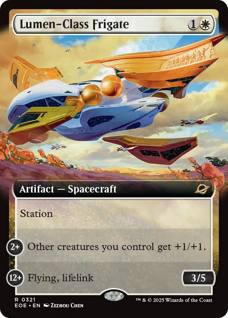 Lumen-Class Frigate (Extended Art) [Edge of Eternities] | Black Swamp Games