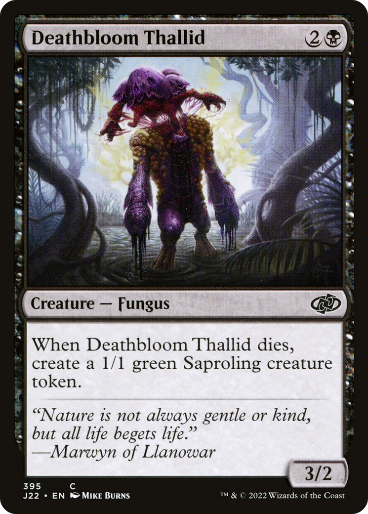 Deathbloom Thallid [Jumpstart 2022] | Black Swamp Games