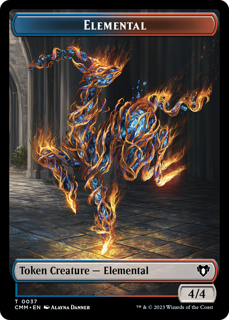 Elemental Token (37) [Commander Masters Tokens] | Black Swamp Games