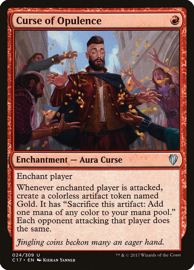 Curse of Opulence [Commander 2017] | Black Swamp Games