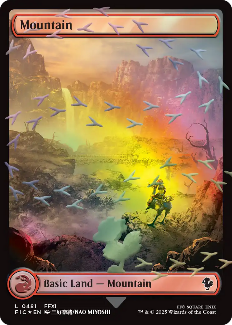 Mountain (Chocobo Track Foil) [FINAL FANTASY Commander] | Black Swamp Games