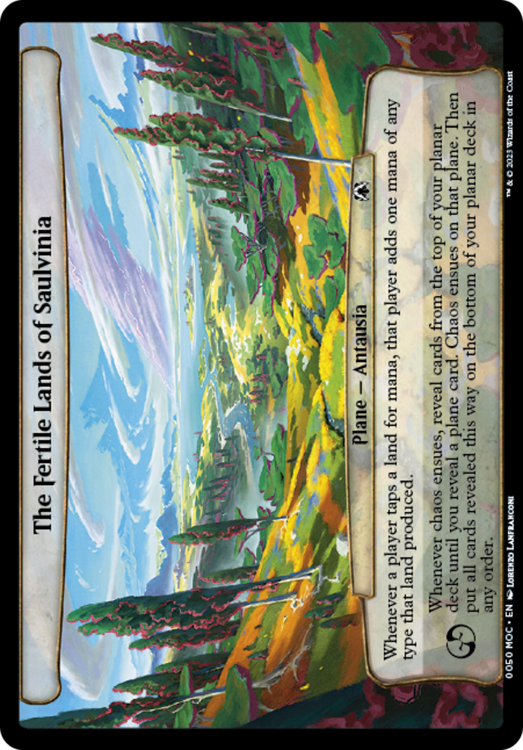 The Fertile Lands of Saulvinia [March of the Machine Commander] | Black Swamp Games