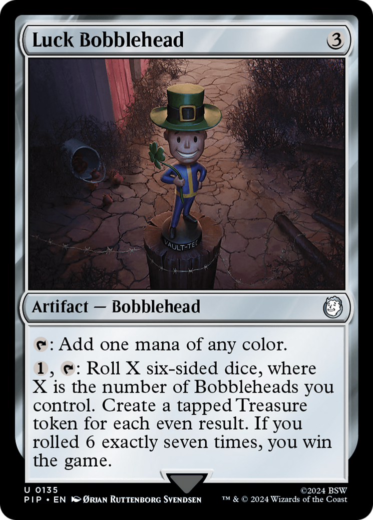 Luck Bobblehead [Fallout] | Black Swamp Games