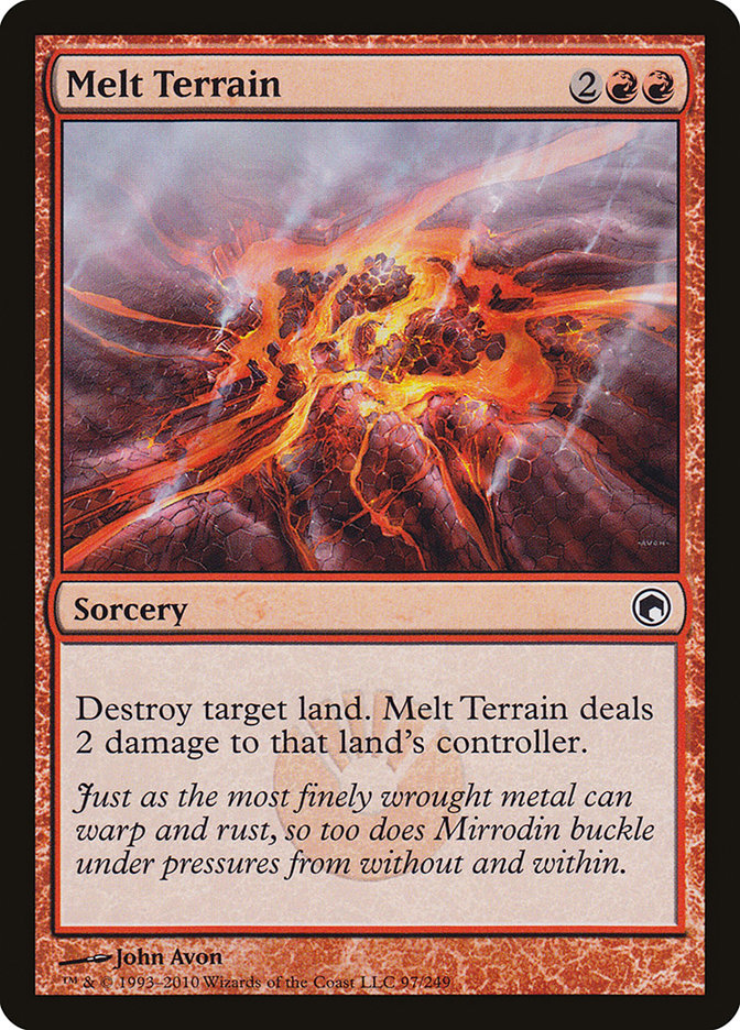 Melt Terrain [Scars of Mirrodin] | Black Swamp Games